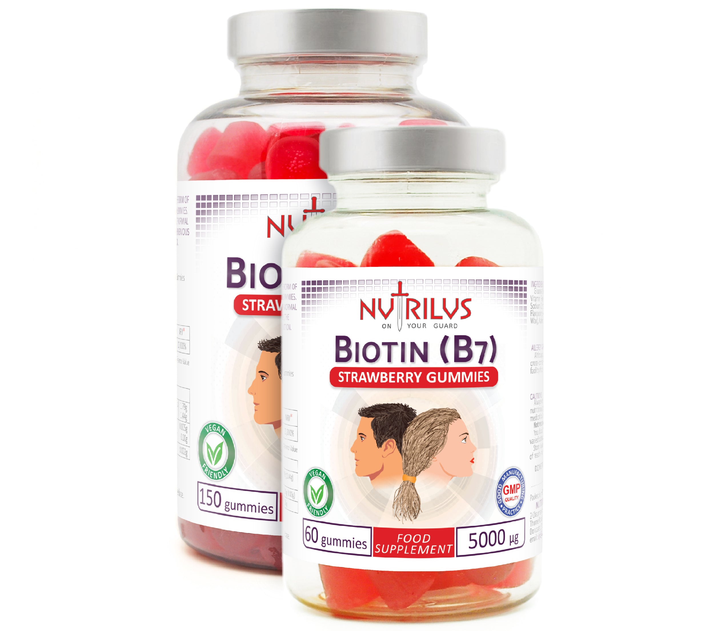 Biotin Gummies 5000µg - High Strength Biotin 5000mcg