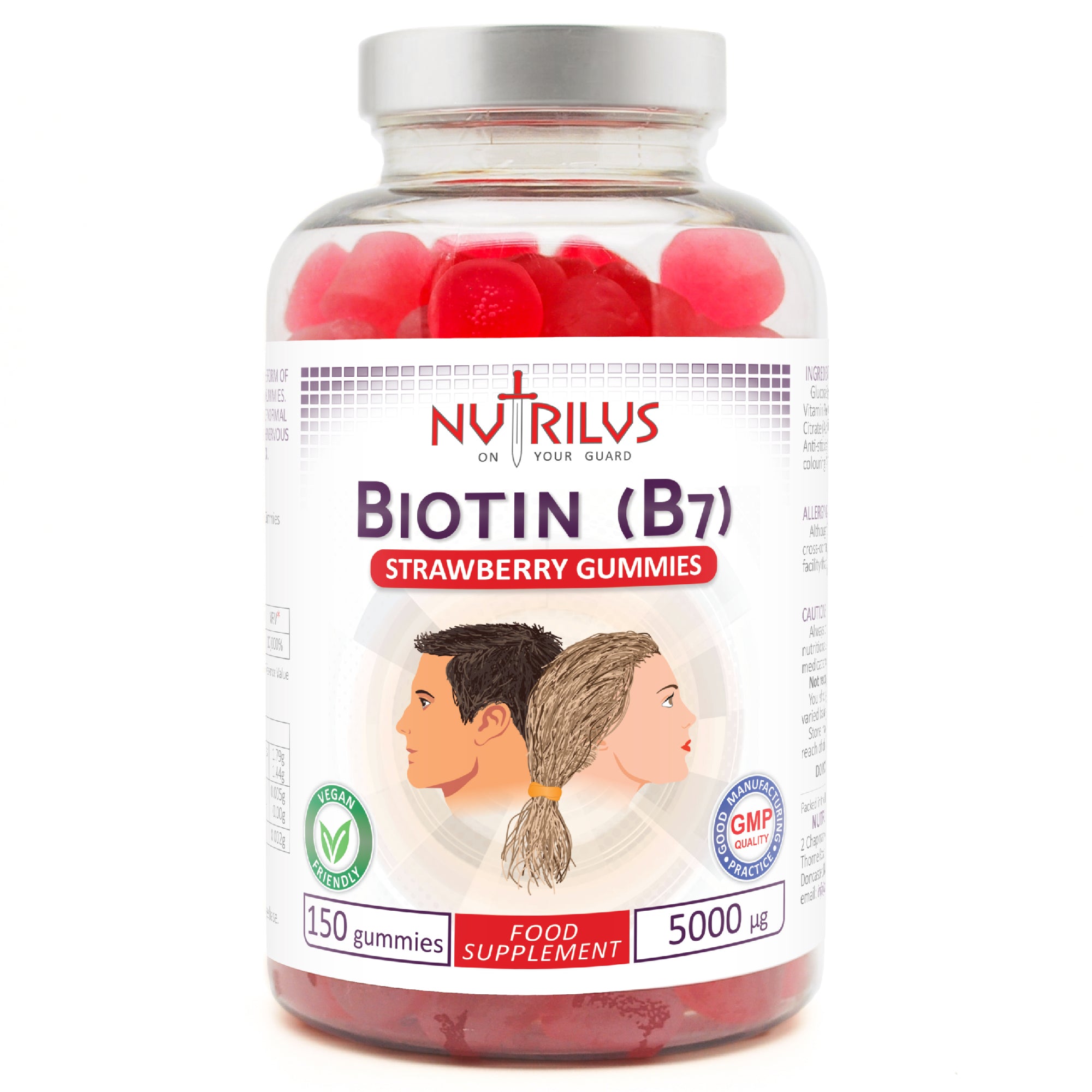 Biotin Gummies 5000µg - High Strength Biotin 5000mcg