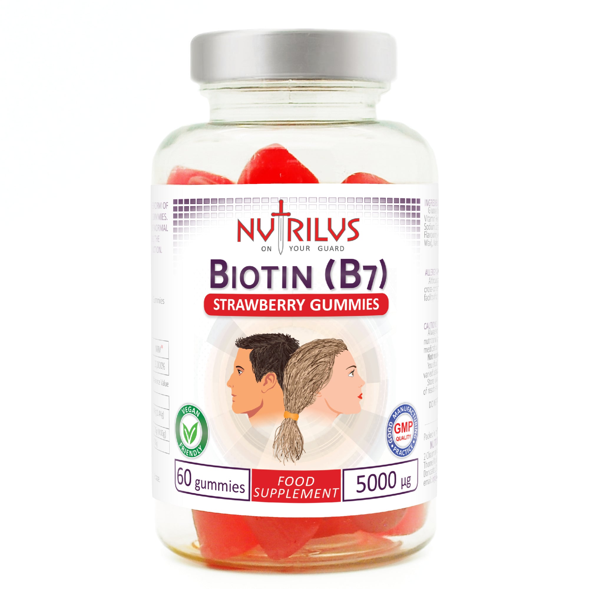 Biotin Gummies 5000µg - High Strength Biotin 5000mcg