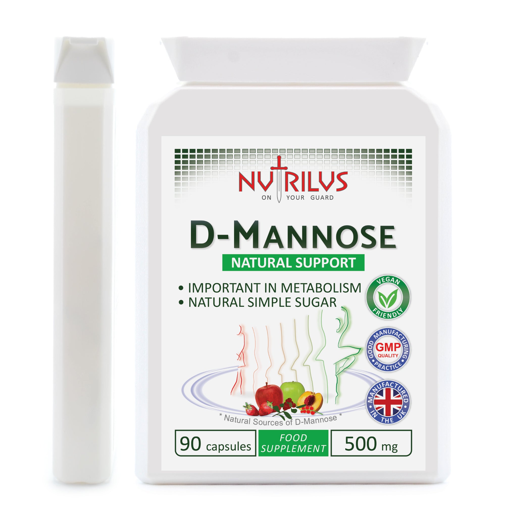 D-Mannose 90 Capsules 500mg