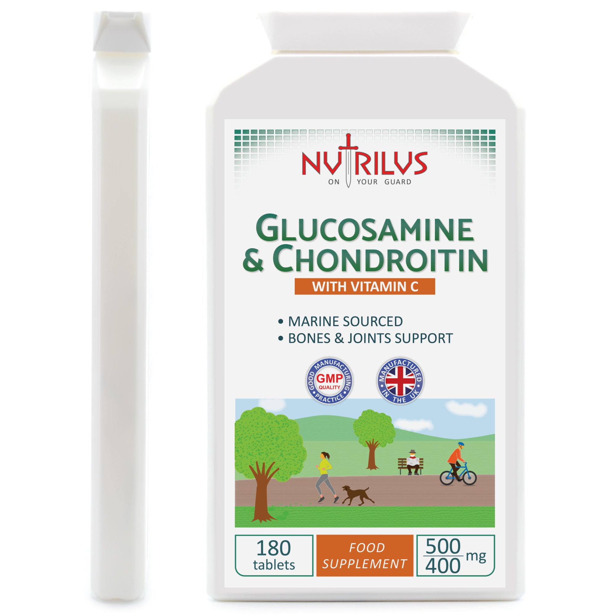 Glucosamine & Chondroitin 180 Tablets with Vitamin C