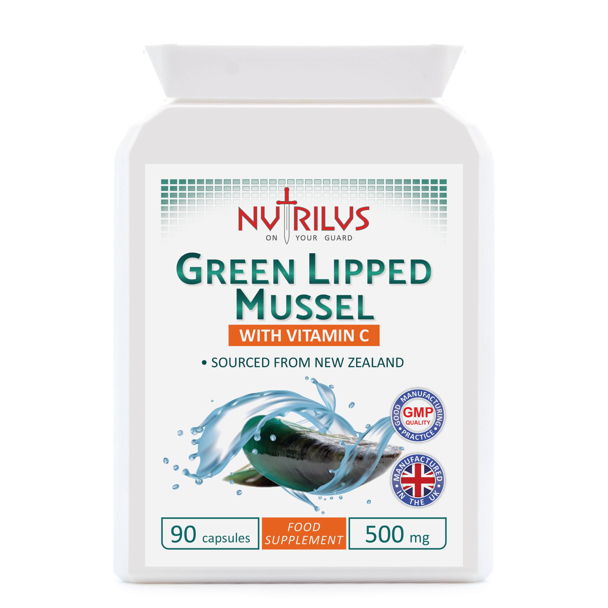 Green Lipped Mussel 90 Capsules 500mg