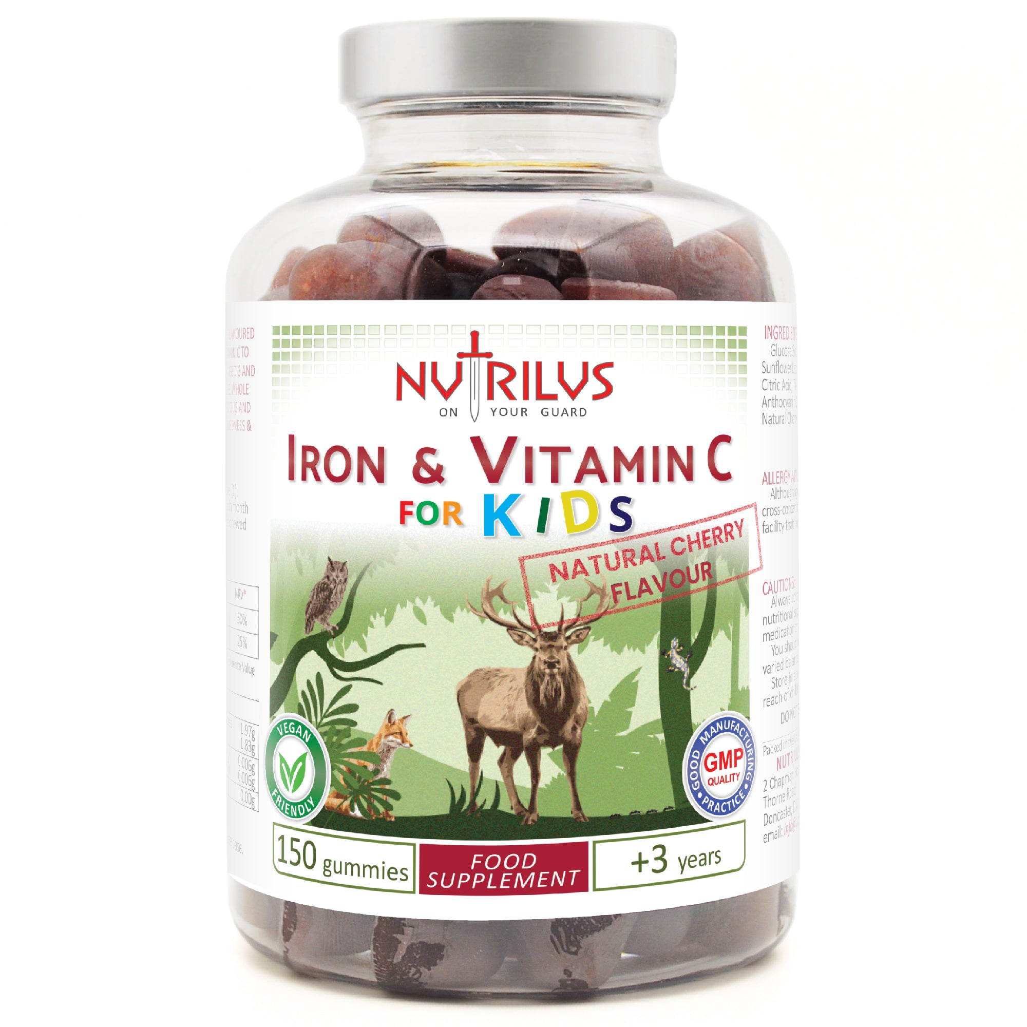 Iron & Vitamin C for Kids & Adults Gummies