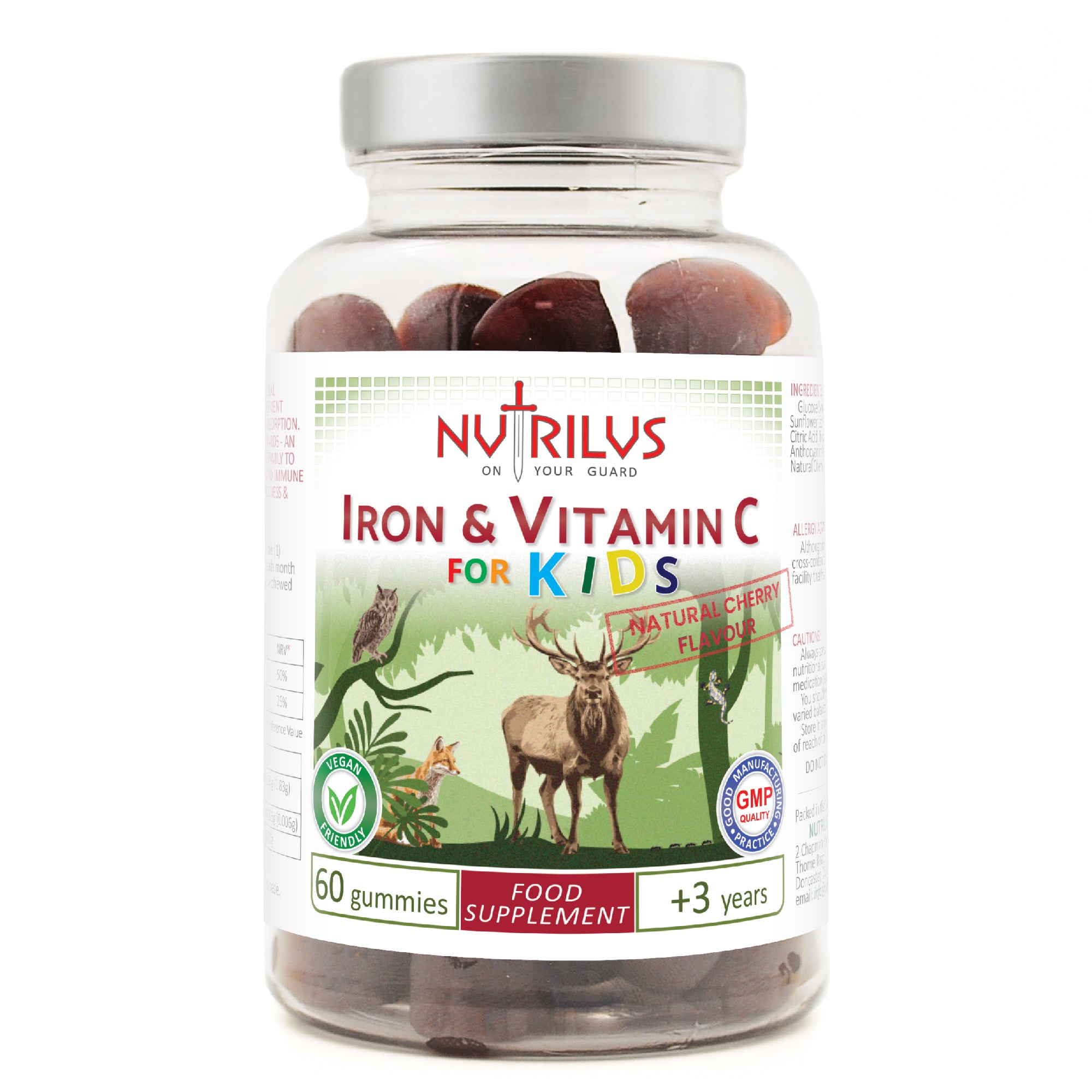 Iron & Vitamin C for Kids & Adults Gummies