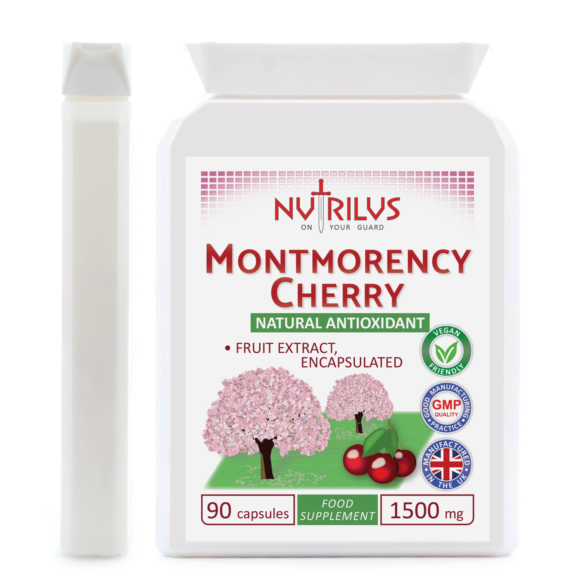 Montmorency Cherry 90 Capsules 1500mg