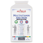 Multivitamin And Iron 180 Tablets