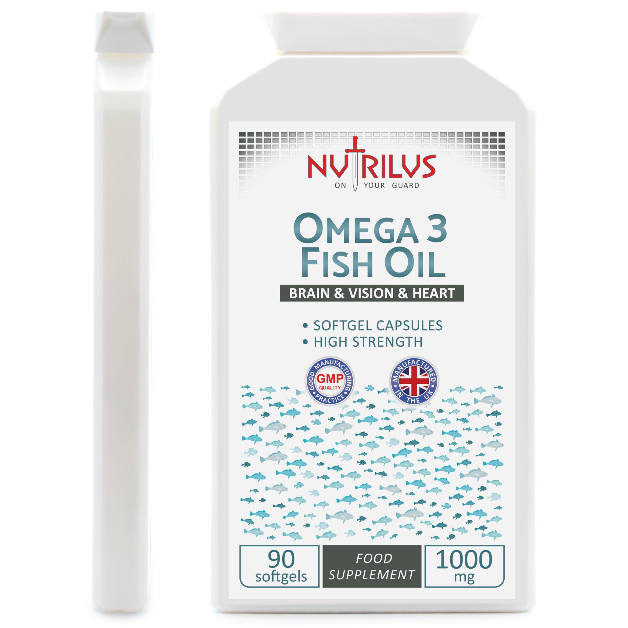 Omega 3 Fish Oil 90 Softgel Capsules 1000mg