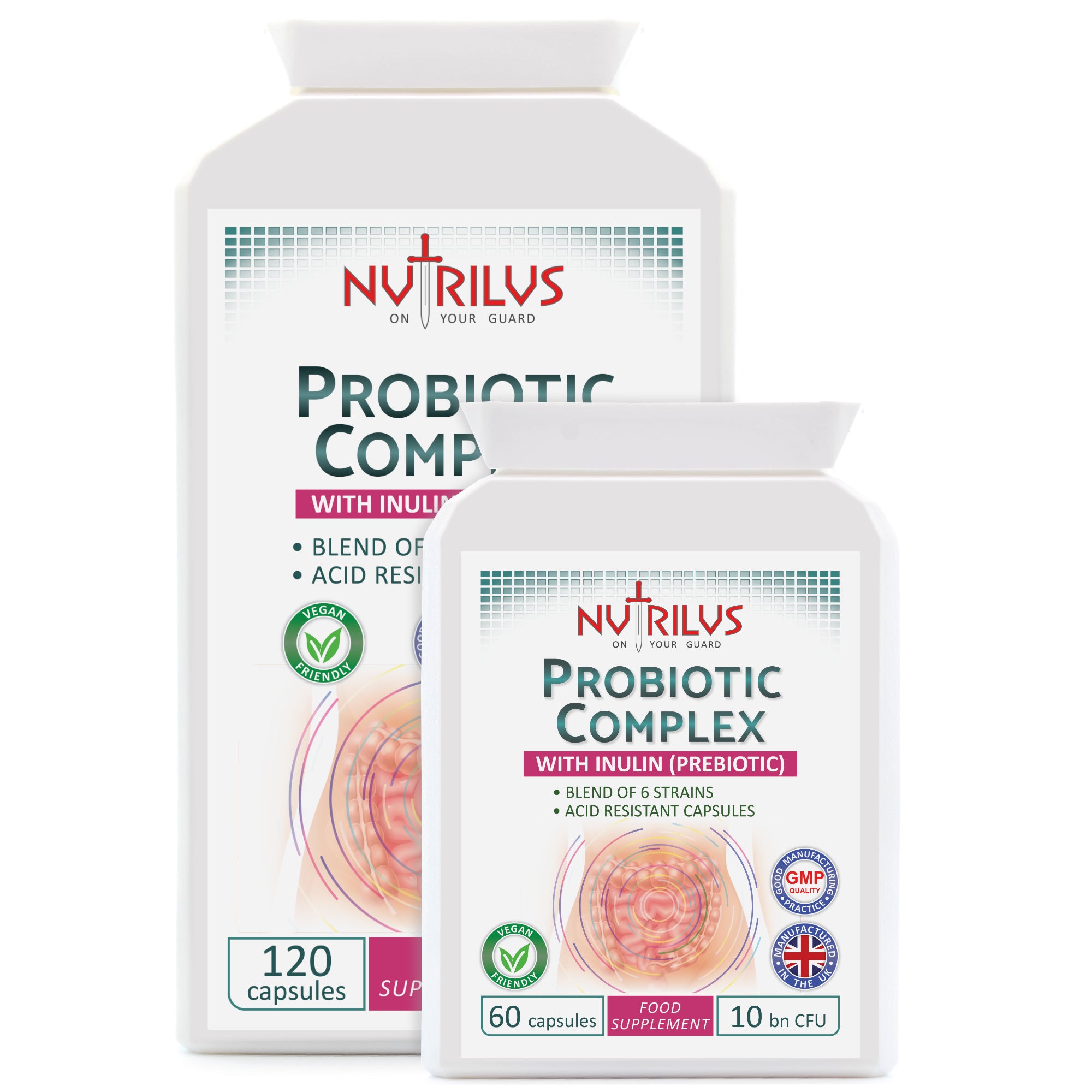 Probiotic Complex Capsules 10 Billion CFU