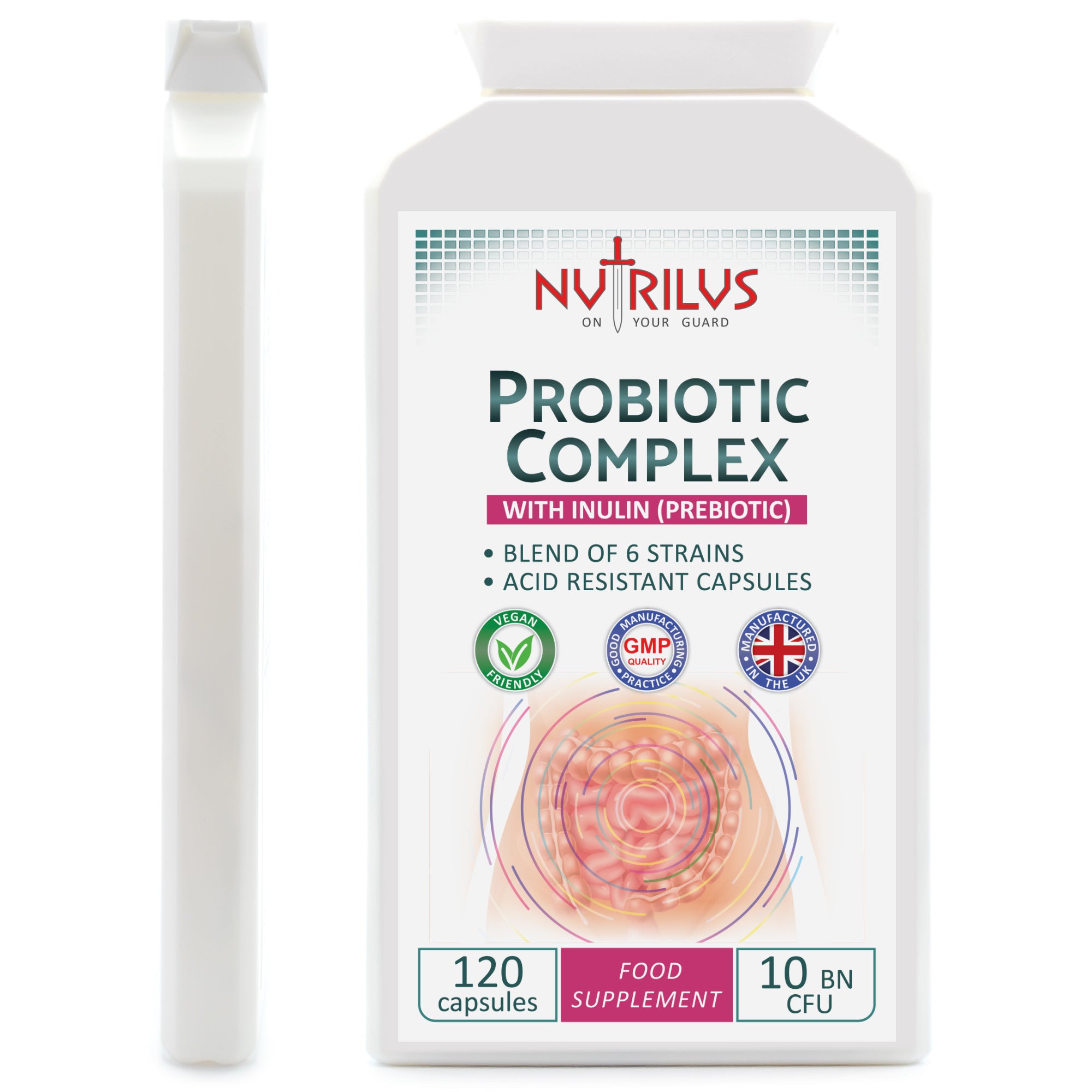 Probiotic Complex Capsules 10 Billion CFU