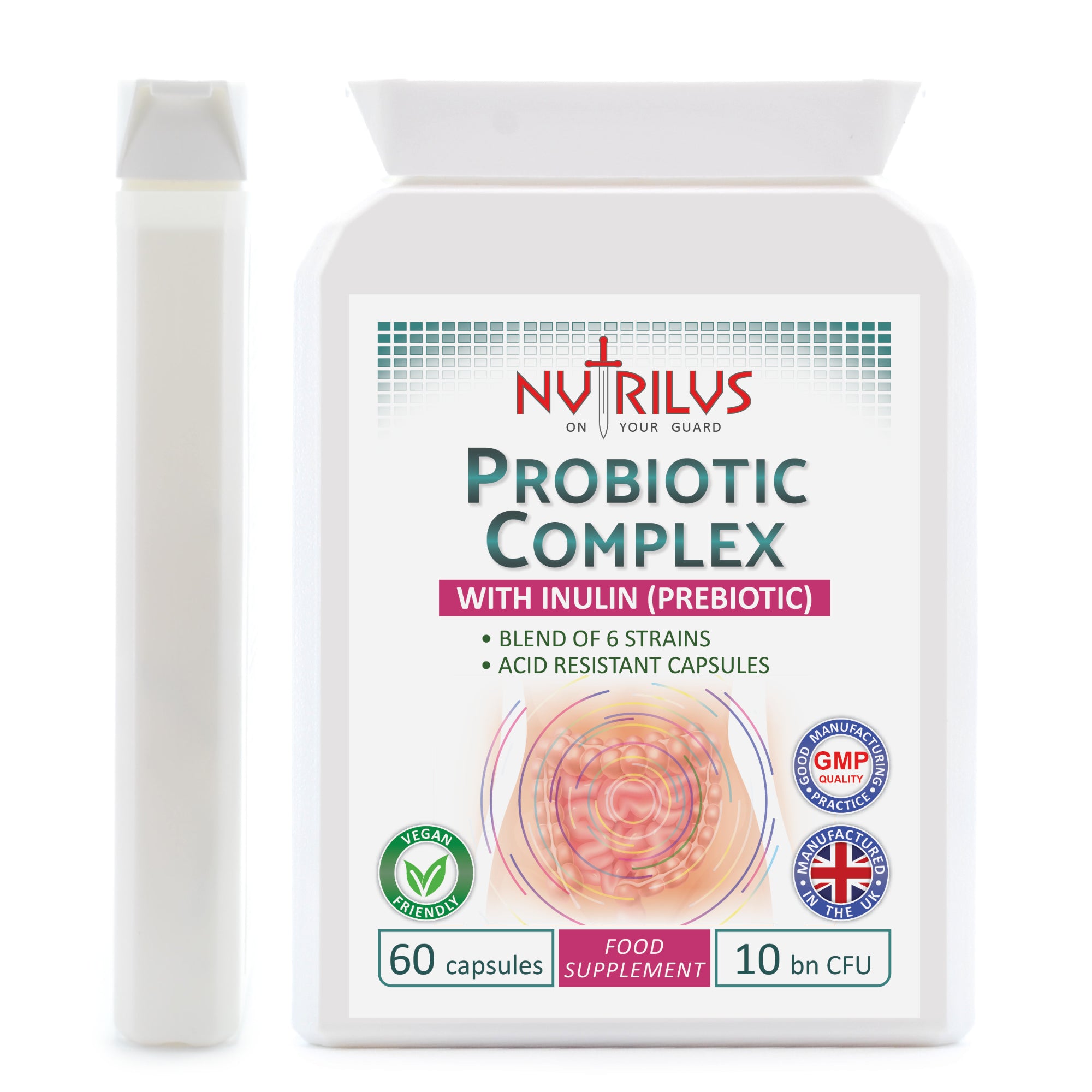 Probiotic Complex Capsules 10 Billion CFU