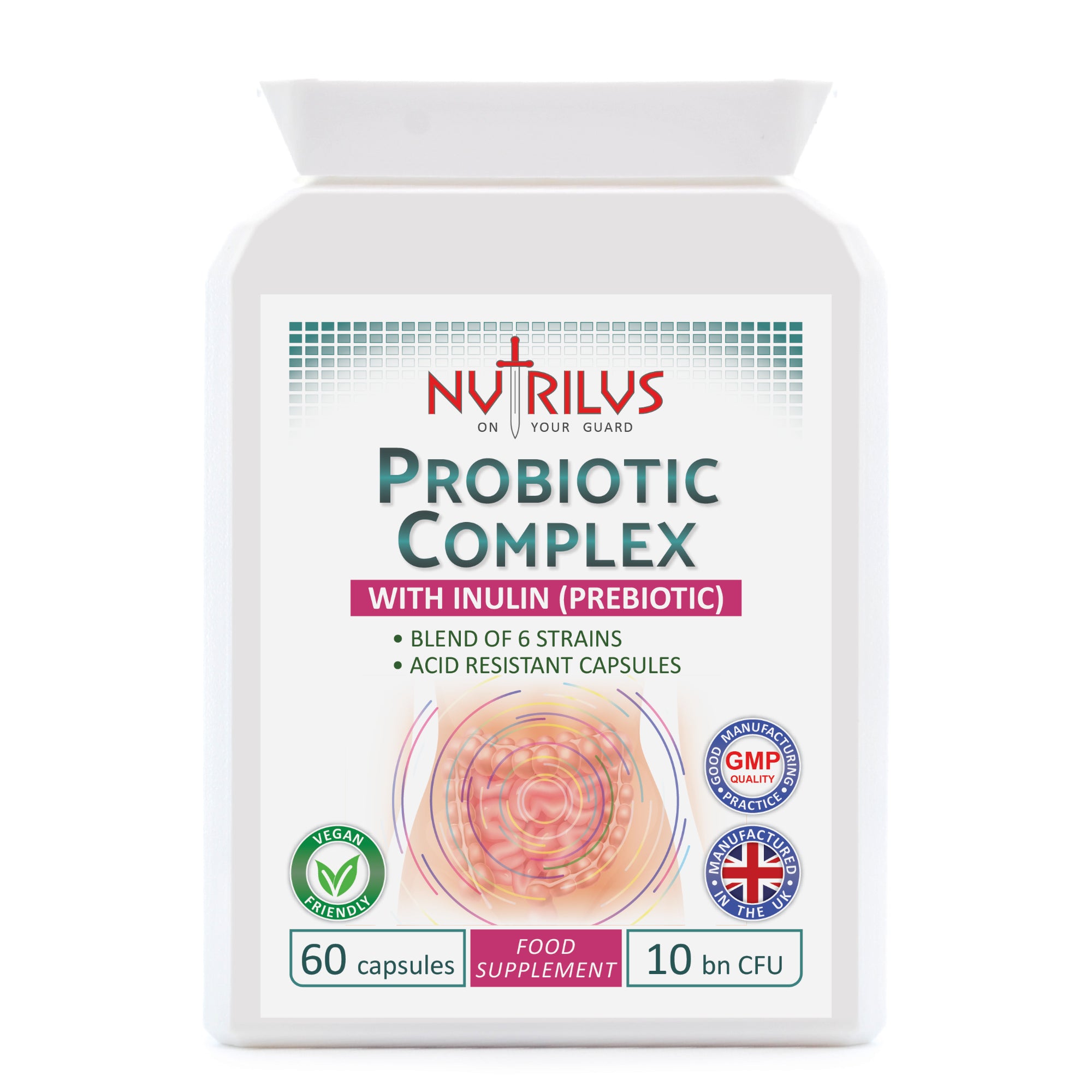 Probiotic Complex Capsules 10 Billion CFU