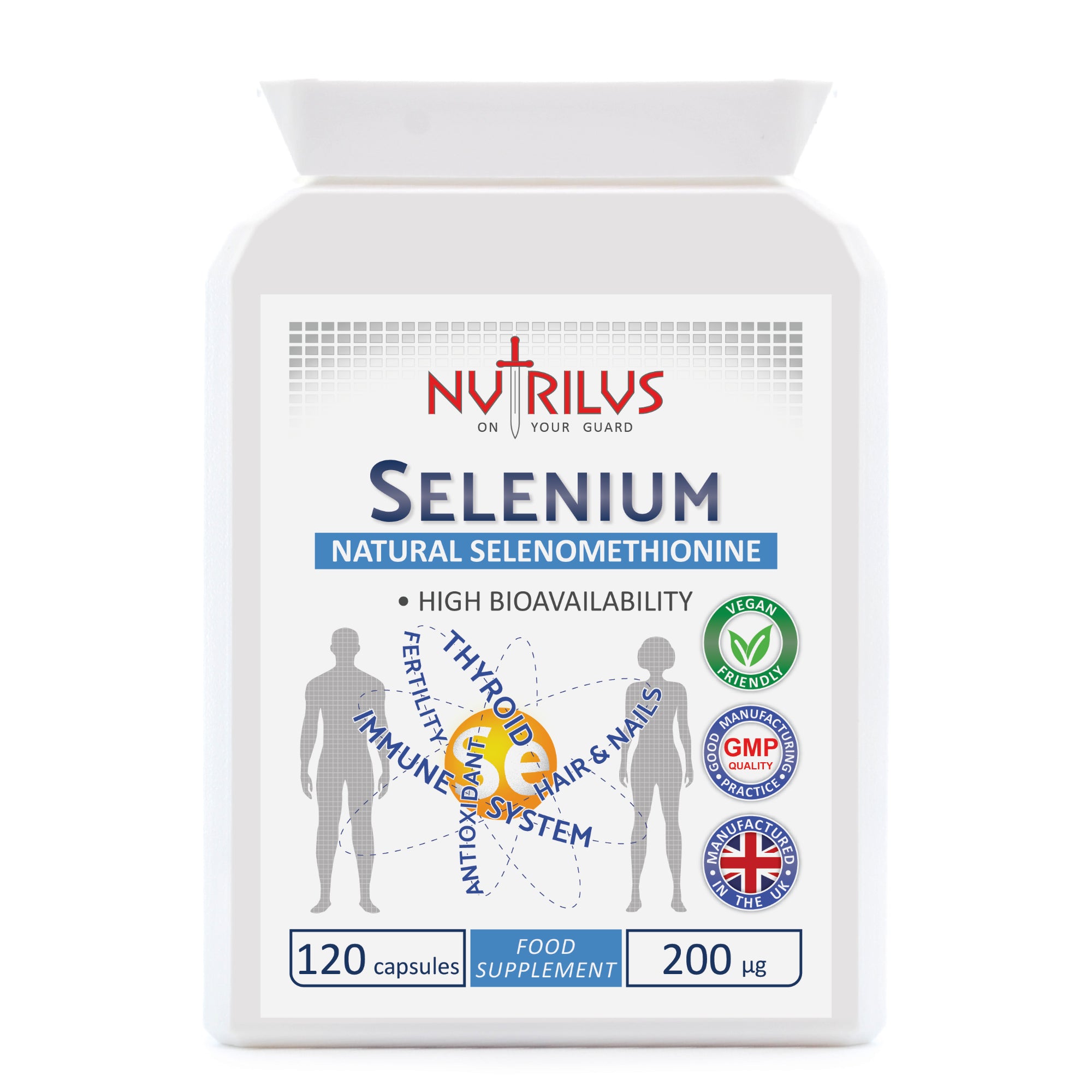 Selenium 120 Capsules 200µg