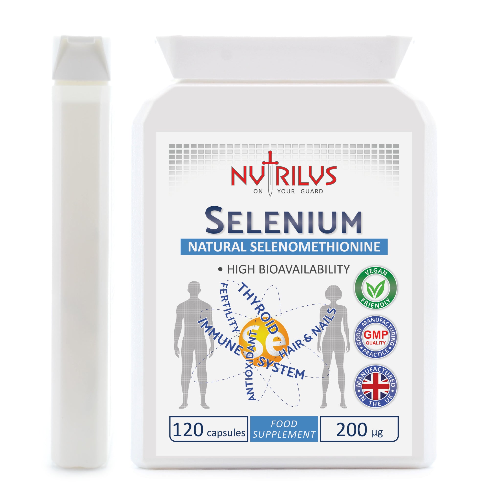 Selenium 120 Capsules 200µg