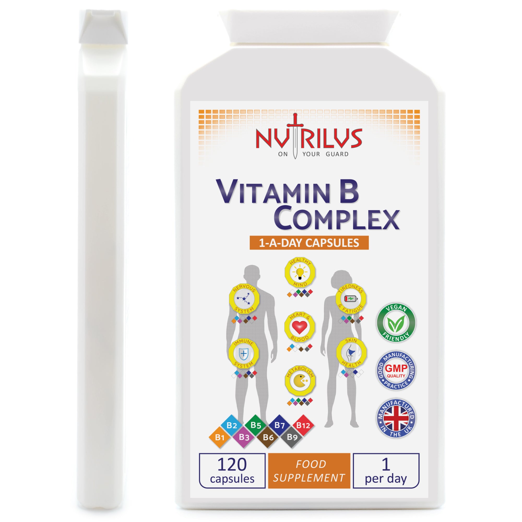 Vitamin B Complex 120 Daily Capsules